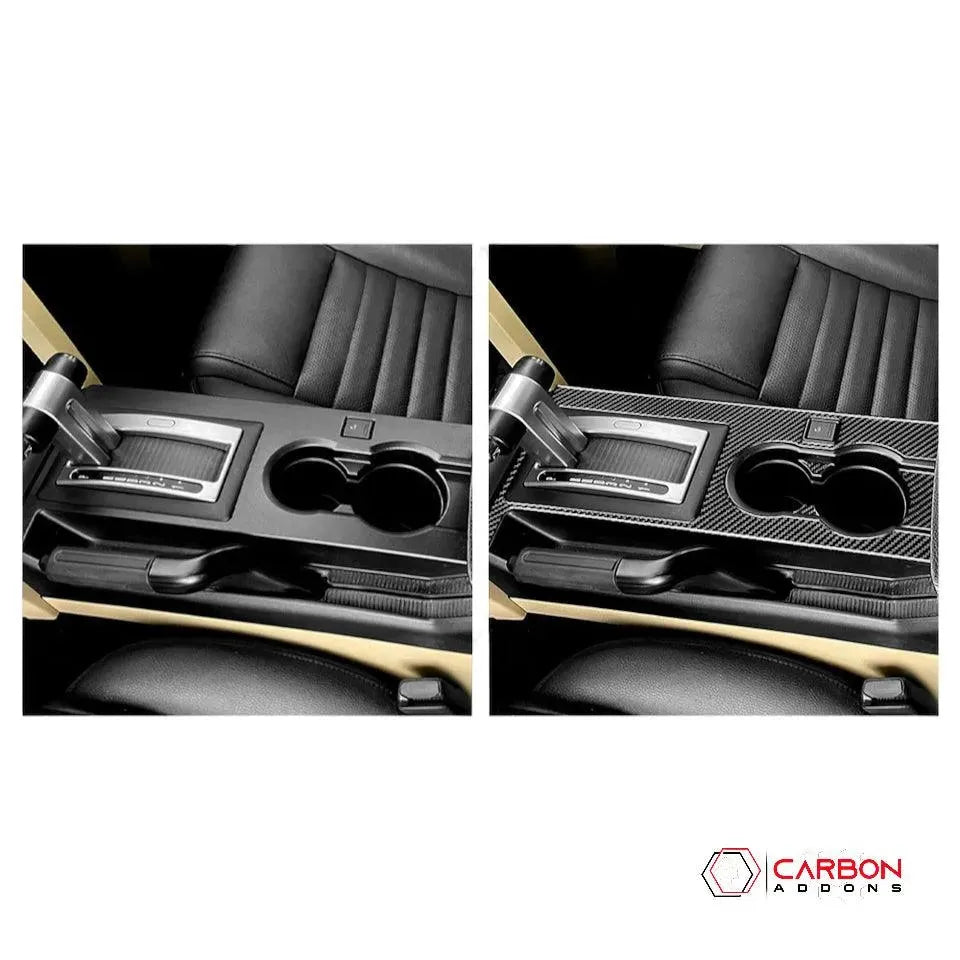 Real Carbon Fiber Center Console Overlay | Mustang 2005-2009