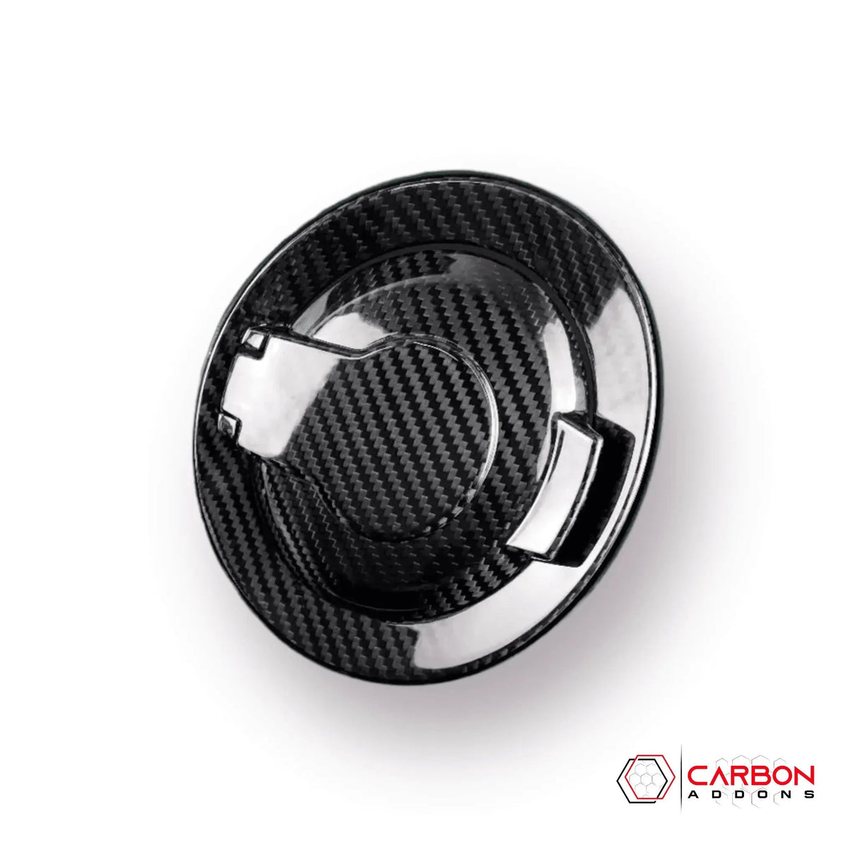 Real Carbon Fiber Gas Cap Cover for Dodge Challenger 2015-2023