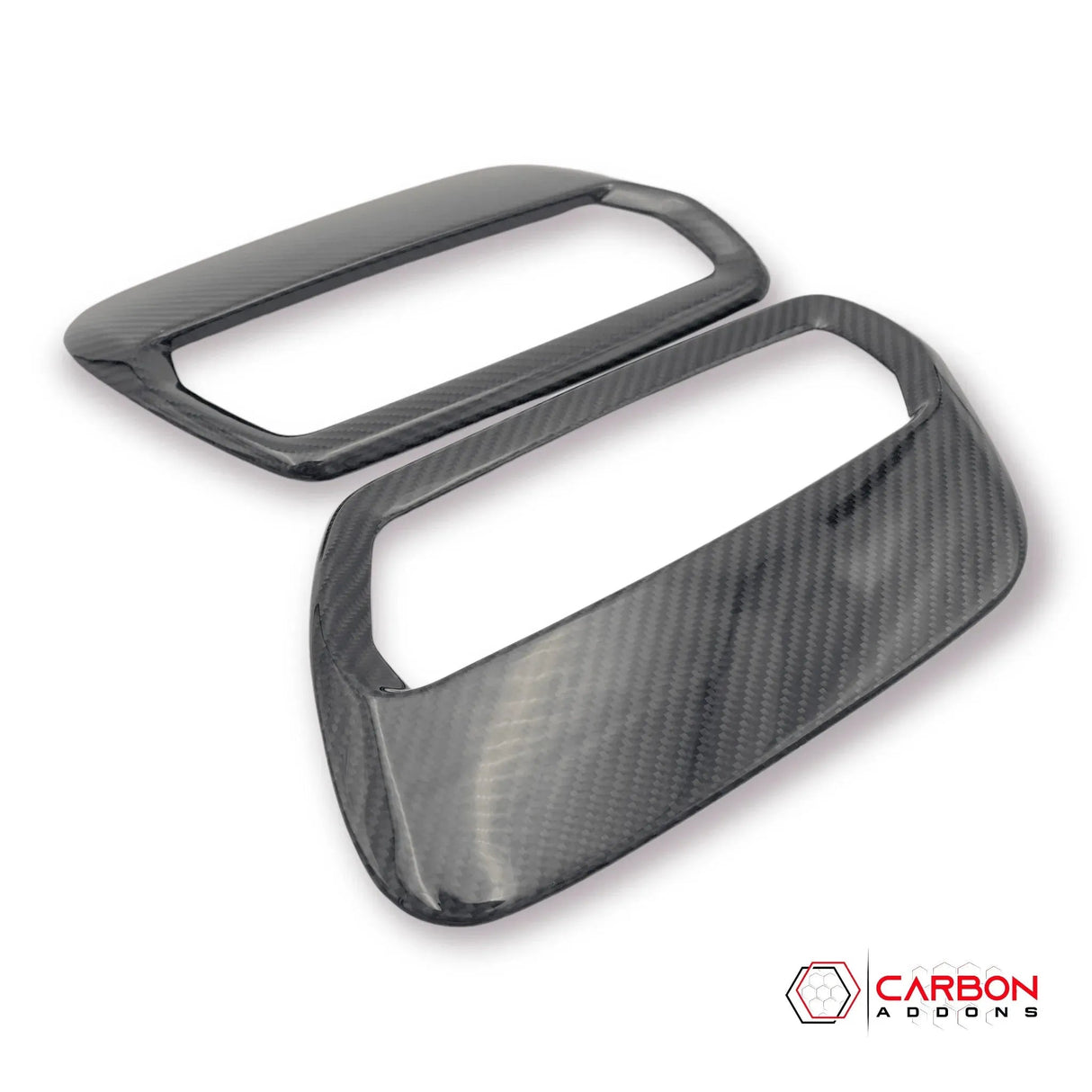 Real Carbon Fiber Hood Vent Cover for For Mustang 2018-2023