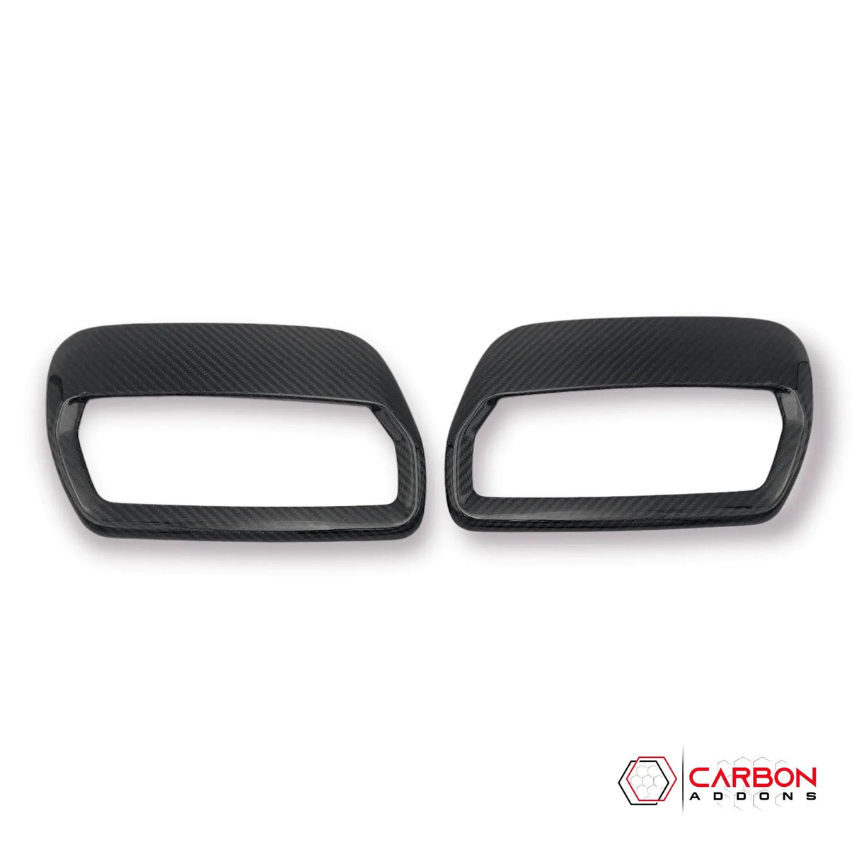 Real Carbon Fiber Hood Vent Cover for For Mustang 2018-2023