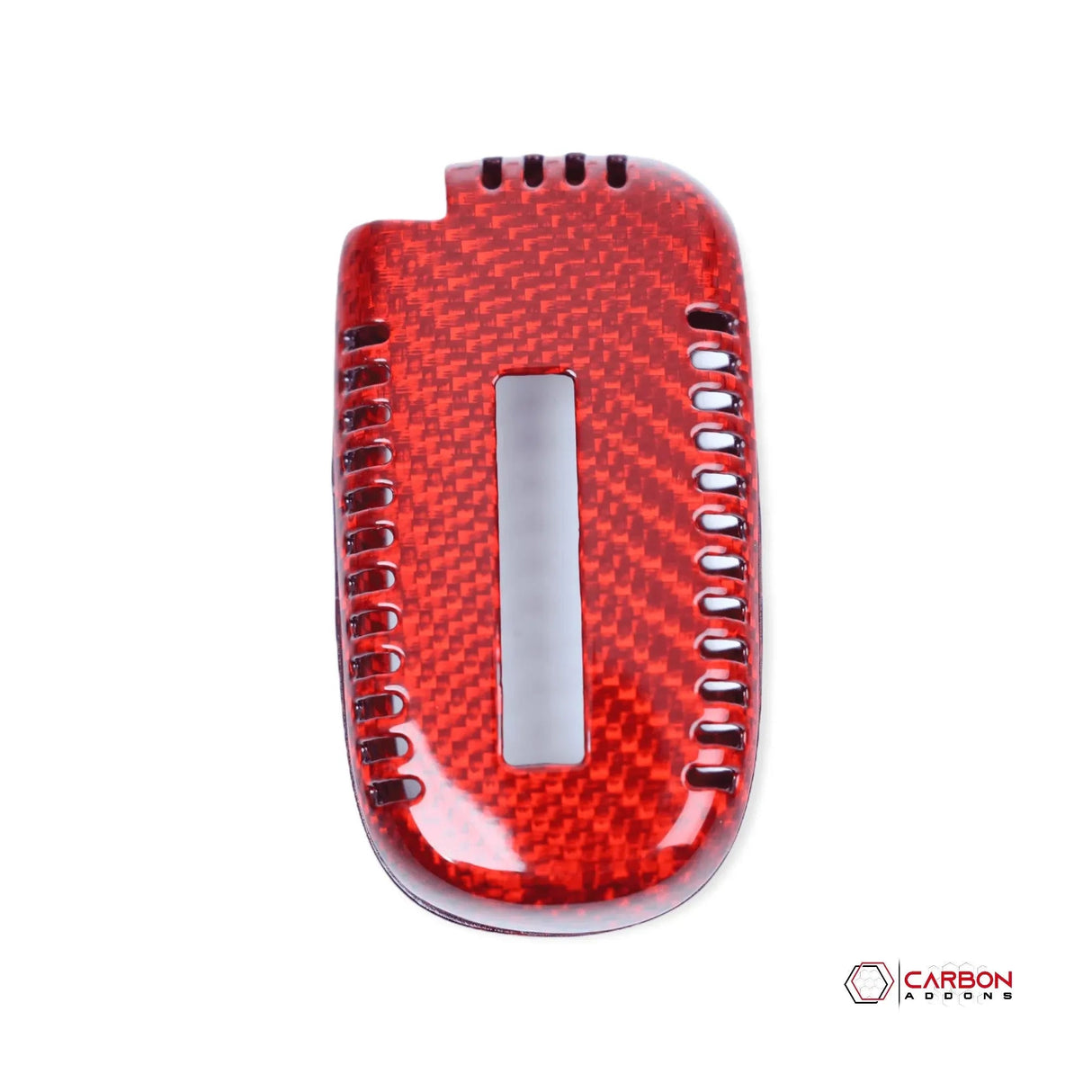 Real Carbon Fiber Key fob Cover for 2011-2023 Dodge Charger Challenger Durango Jeep Chrysler