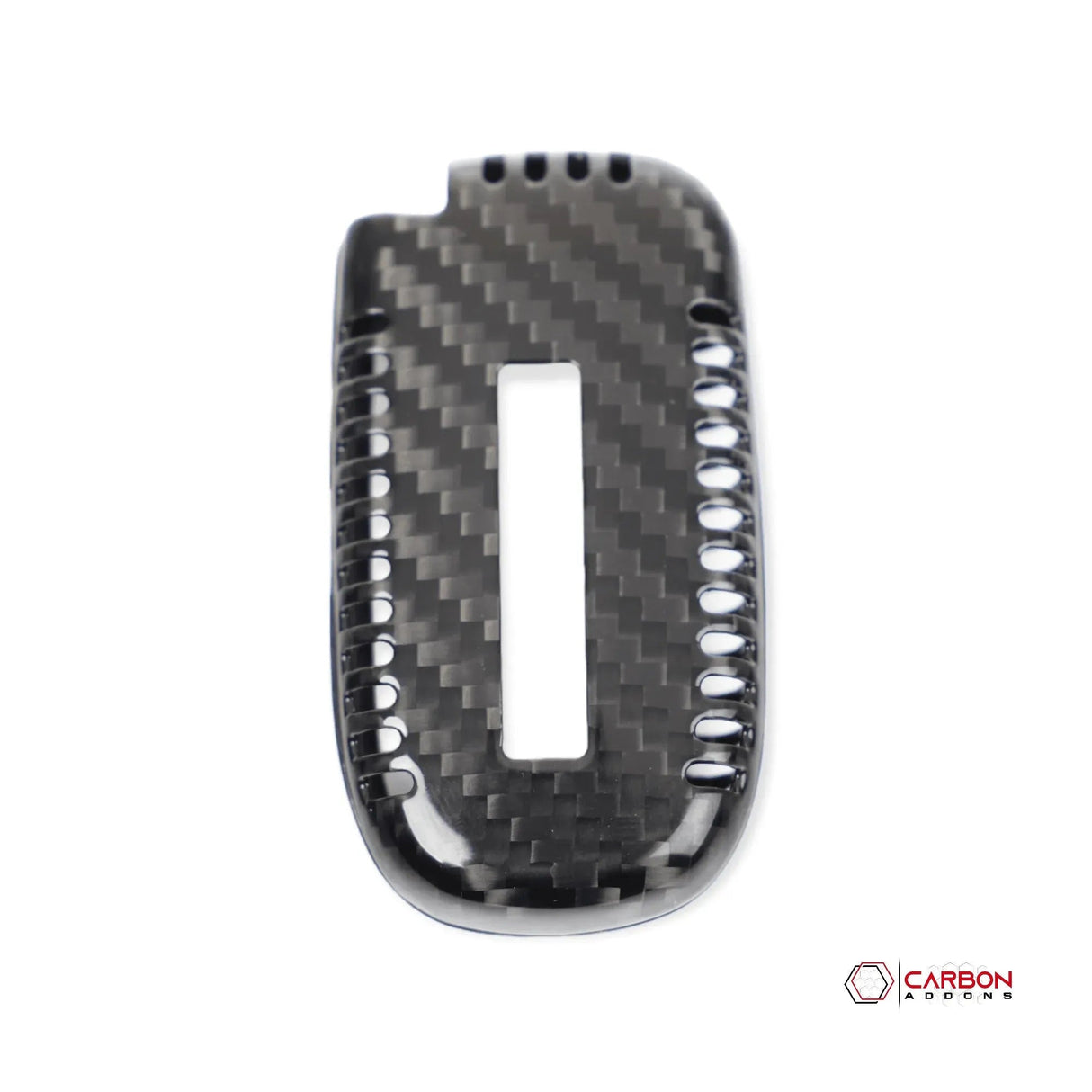 Real Carbon Fiber Key fob Cover for 2011-2023 Dodge Charger Challenger Durango Jeep Chrysler