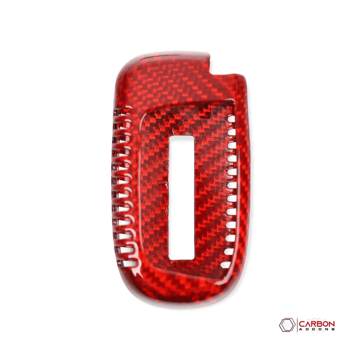 Real Carbon Fiber Key fob Cover for 2011-2023 Dodge Charger Challenger Durango Jeep Chrysler