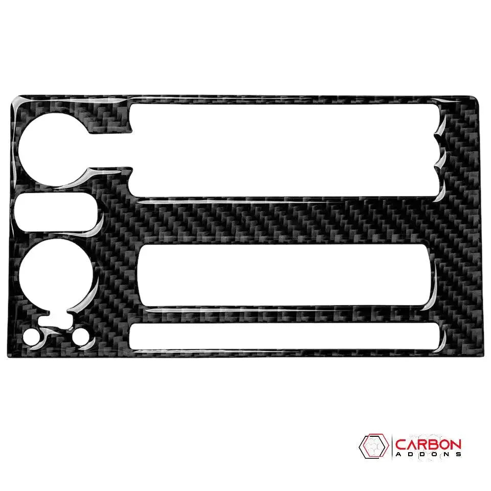 Real Carbon Fiber Radio & Navigation Control Panel Overlay | C6 2005-2013 Corvette