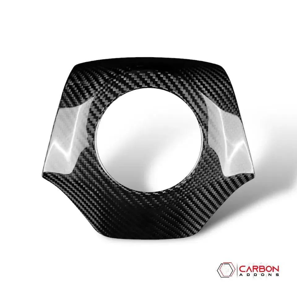 Real Carbon Fiber Steering Airbag Cover | For 2016-2024 Chevy Camaro