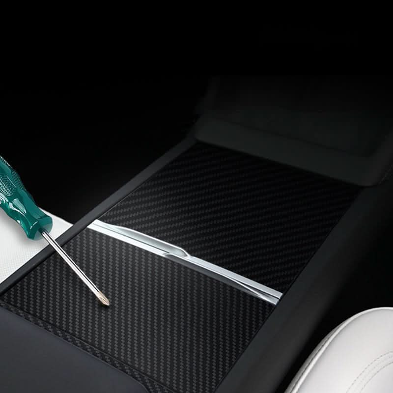 Real Carbon Panel Console Wrap for Tesla Model 3 Highland & Model Y Juniper