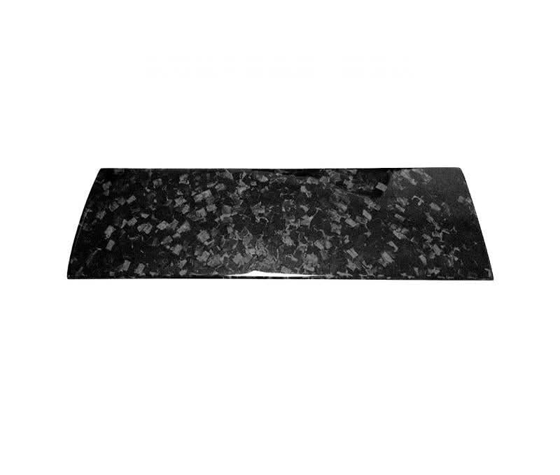 Real Dry Carbon Fiber Glove Box Cover Overlay for Model Y / 3