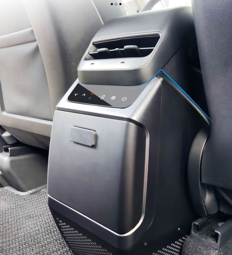 Rear Armrest Box Refrigerator for Model Y | Compressor Cooling | 40-Min Fast Cool | Non-Destructive Install