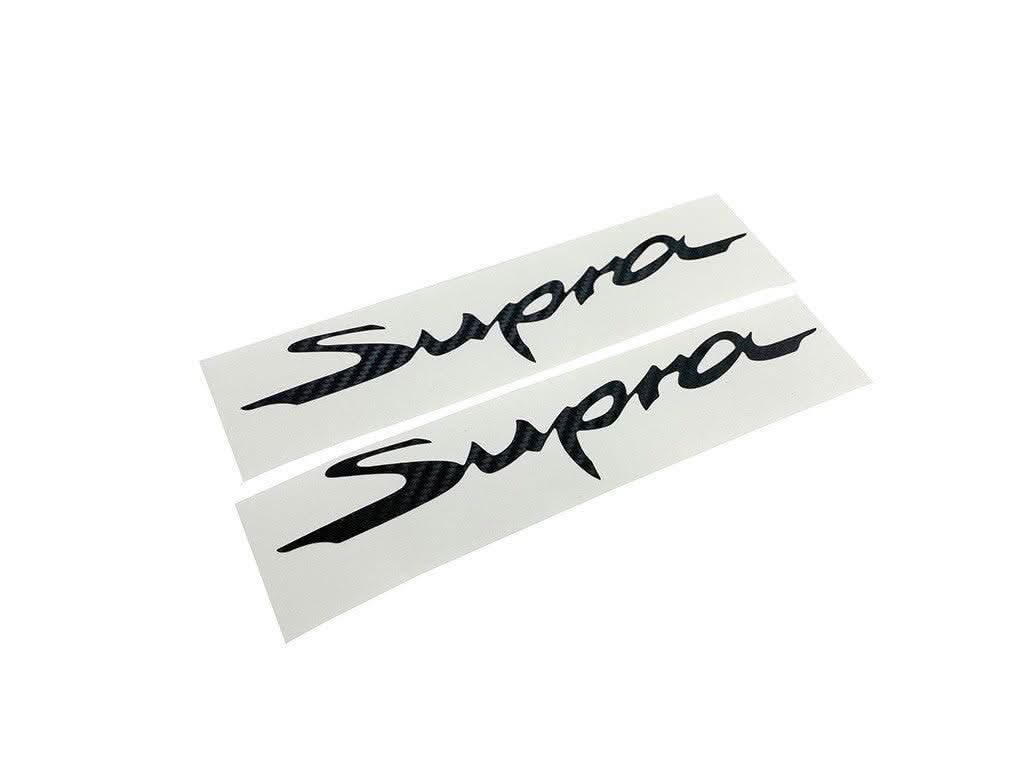 Rear Supra Emblem Overlay (Various Colors) - 2020+ Supra