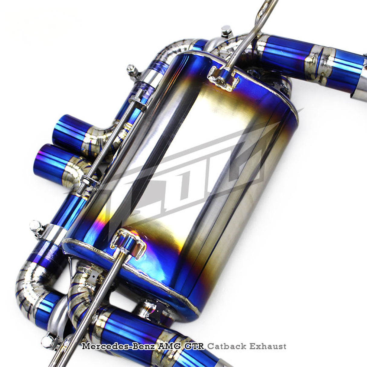 Titanium Valved Catback Exhaust System for Mercedes Benz AMG GT R C190 4.0T