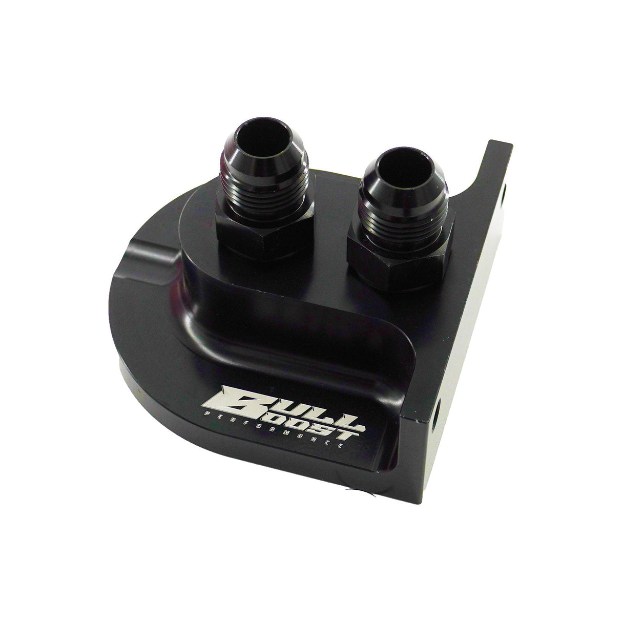 Billet Remote Oil Filter Relocation Mounting Bracket -10 AN with Pressure Port