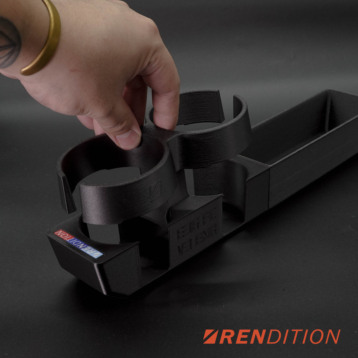 BMW E36 FRONT CUP HOLDER V3 - K2 Industries