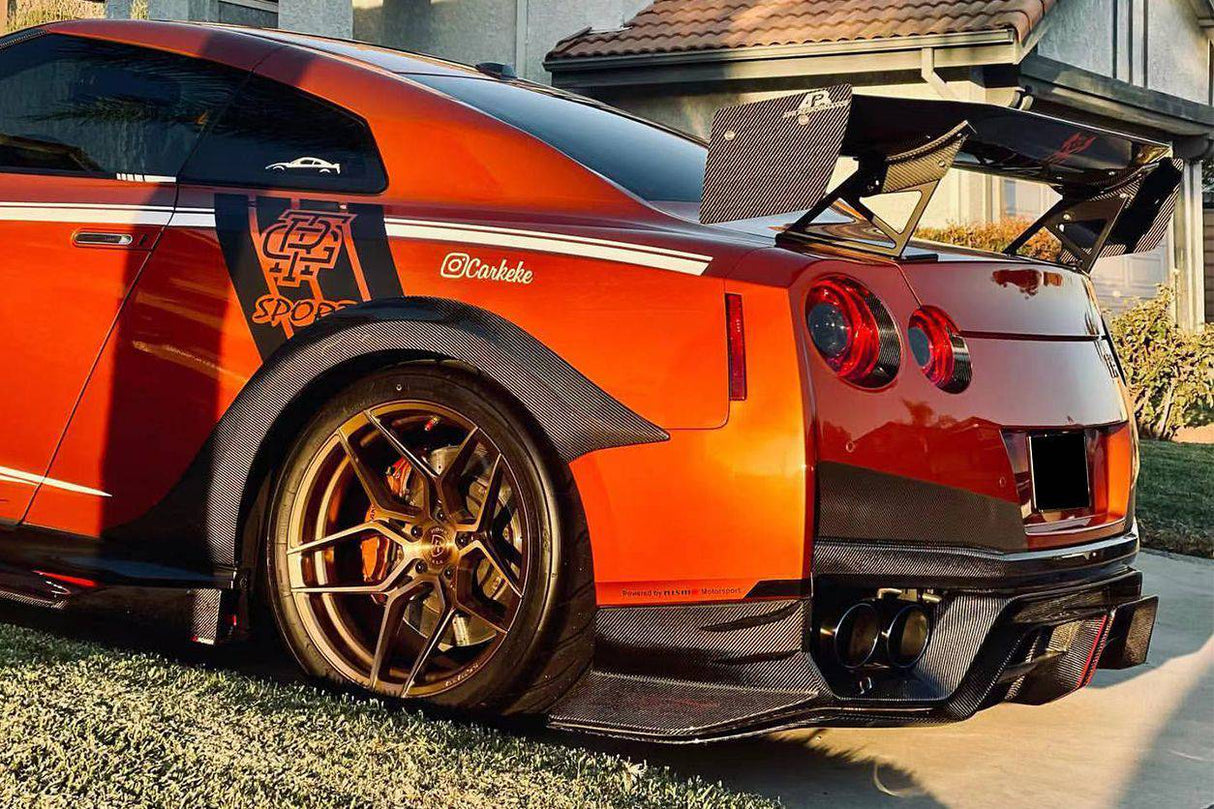 2008-2021 Nissan GTR R35 CBA DBA EBA VA Style Rear Fender Flare