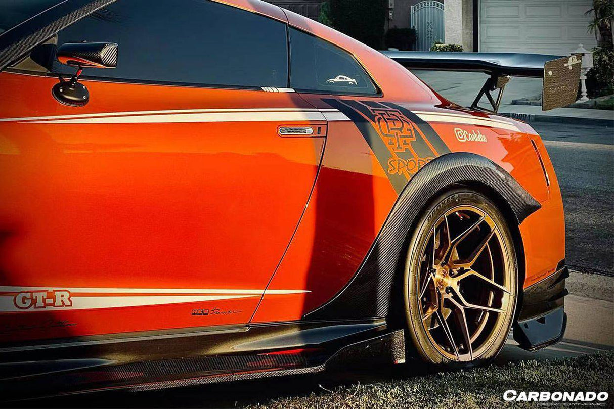 2008-2021 Nissan GTR R35 CBA DBA EBA VA Style Rear Fender Flare