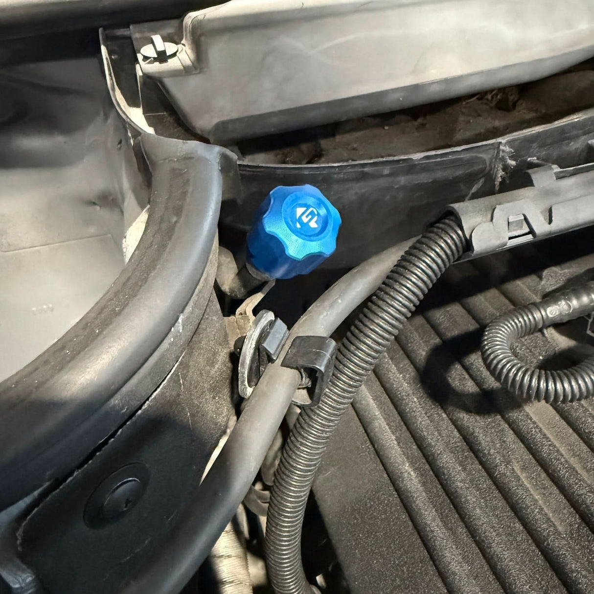 BMW Billet AC Service Port Caps