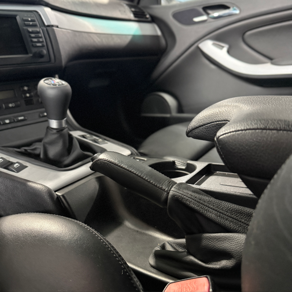 OEM Style BMW Shift & E Brake Boot Combo