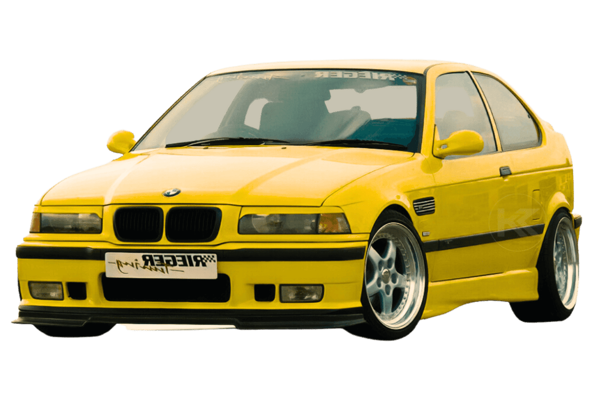 Rieger BMW E36 Compact Side Skirts V2 - K2 Industries