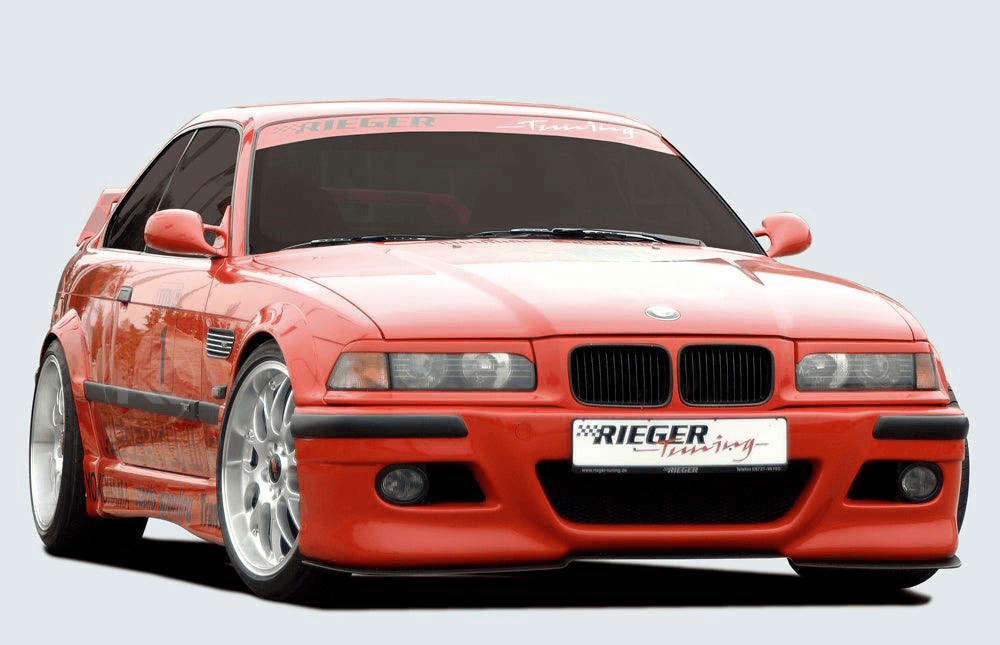 Rieger BMW E36 Front Bumper - E46 Style - K2 Industries