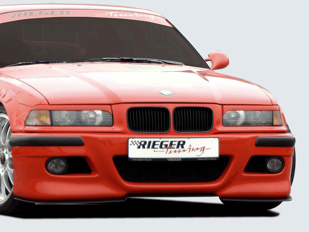 Rieger BMW E36 Front Bumper - E46 Style - K2 Industries