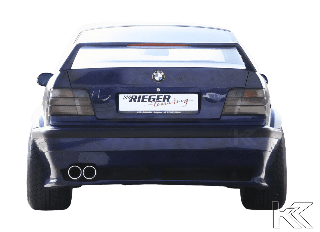 Rieger BMW E36 Sedan GT Wing wo/3rd Brake Light - K2 Industries