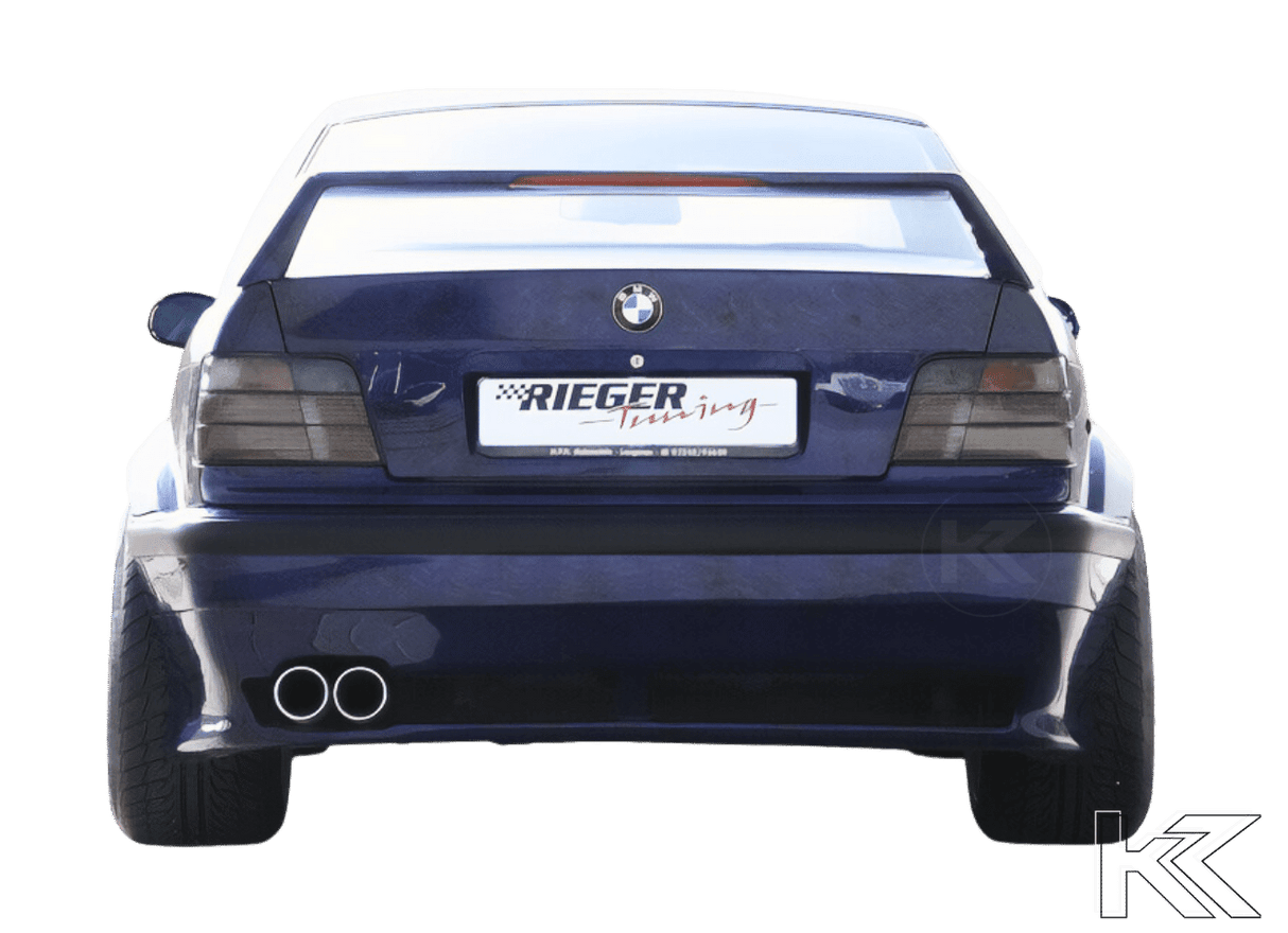 Rieger BMW E36 Sedan GT Wing wo/3rd Brake Light - K2 Industries