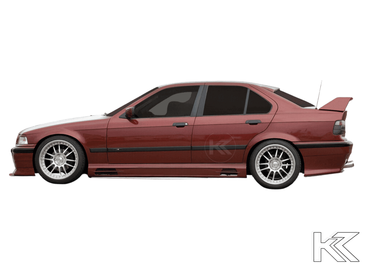 Rieger BMW E36 Sedan GT Wing wo/3rd Brake Light - K2 Industries