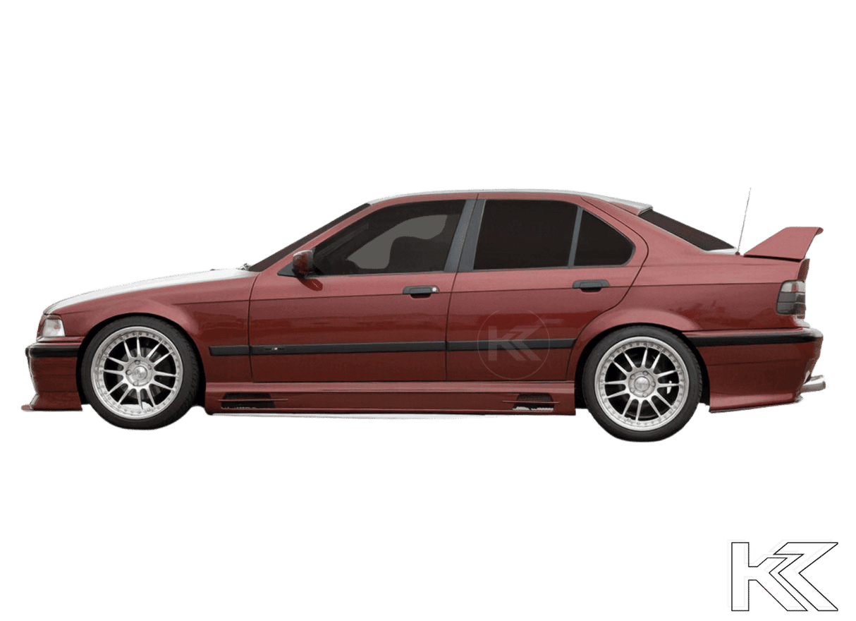 Rieger BMW E36 Sedan GT Wing wo/3rd Brake Light - K2 Industries