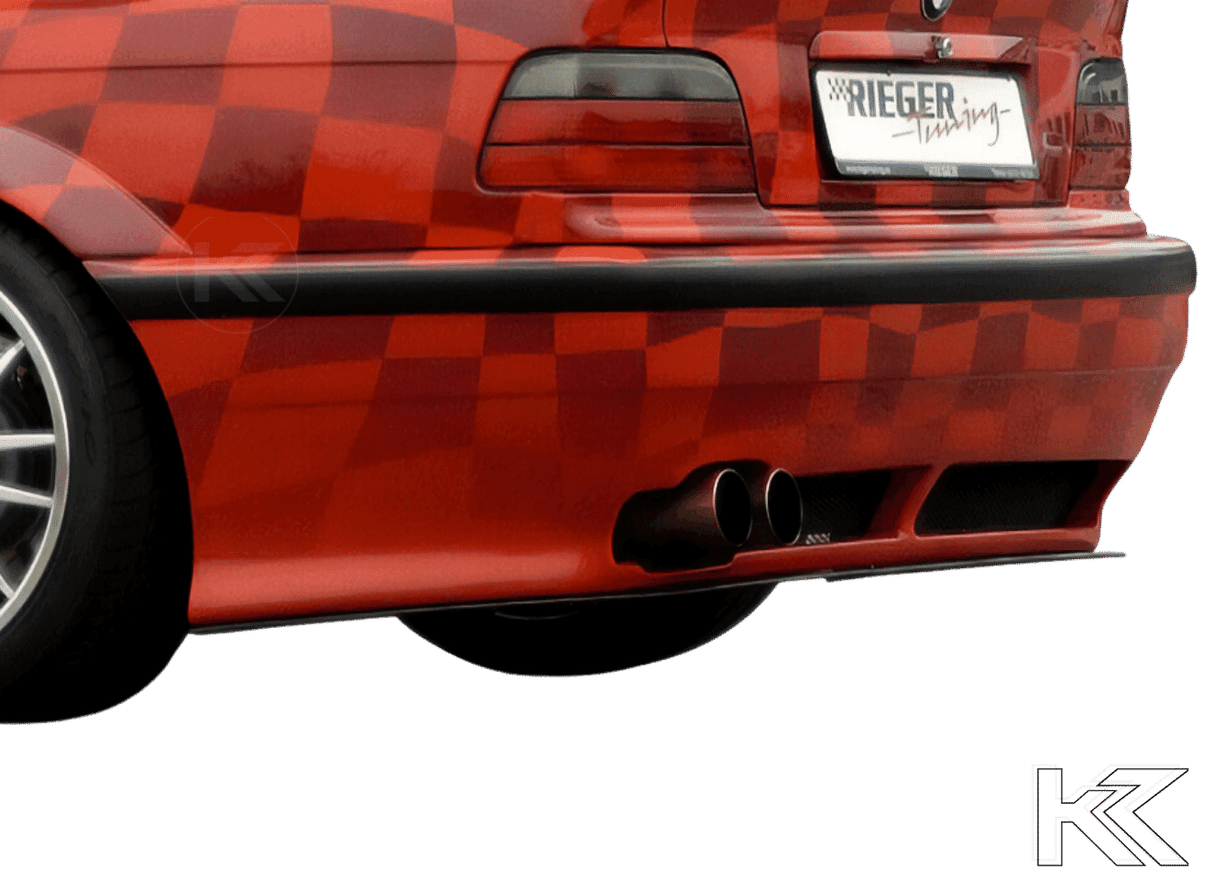 Rieger BMW E36 Vented Rear Bumper for Widebody - K2 Industries