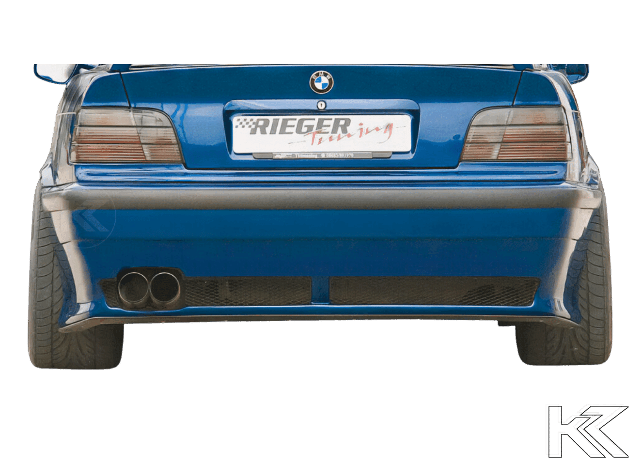 Rieger BMW E36 Vented Rear Bumper - K2 Industries
