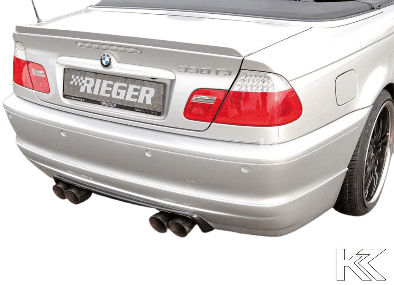 Rieger BMW E46 Convertible Rear Flap Spoiler - K2 Industries