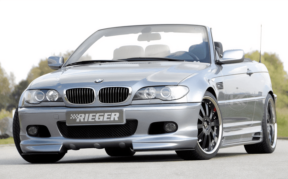 Rieger BMW E46 Front Splitter for Rieger Front Lip 50118 - K2 Industries