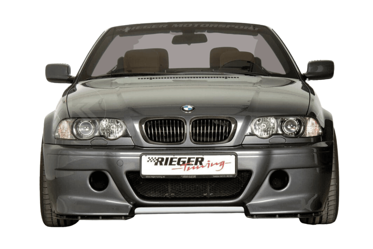 Rieger BMW E46 Pre-Facelift Coupe/Convertible CS-Look Front Bumper - K2 Industries