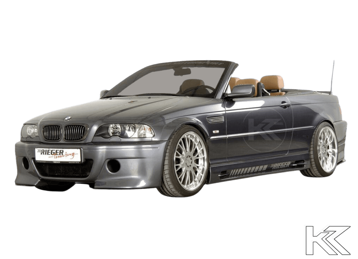 Rieger BMW E46 Pre-Facelift Coupe/Convertible CS-Look Front Bumper - K2 Industries