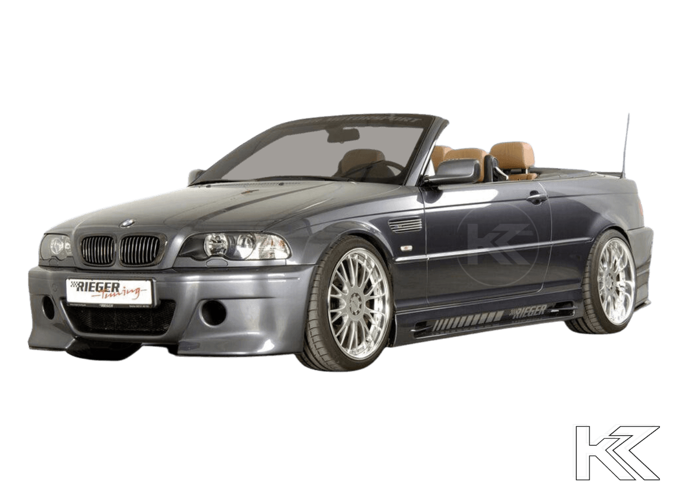 Rieger BMW E46 Pre-Facelift Coupe/Convertible CS-Look Front Bumper - K2 Industries
