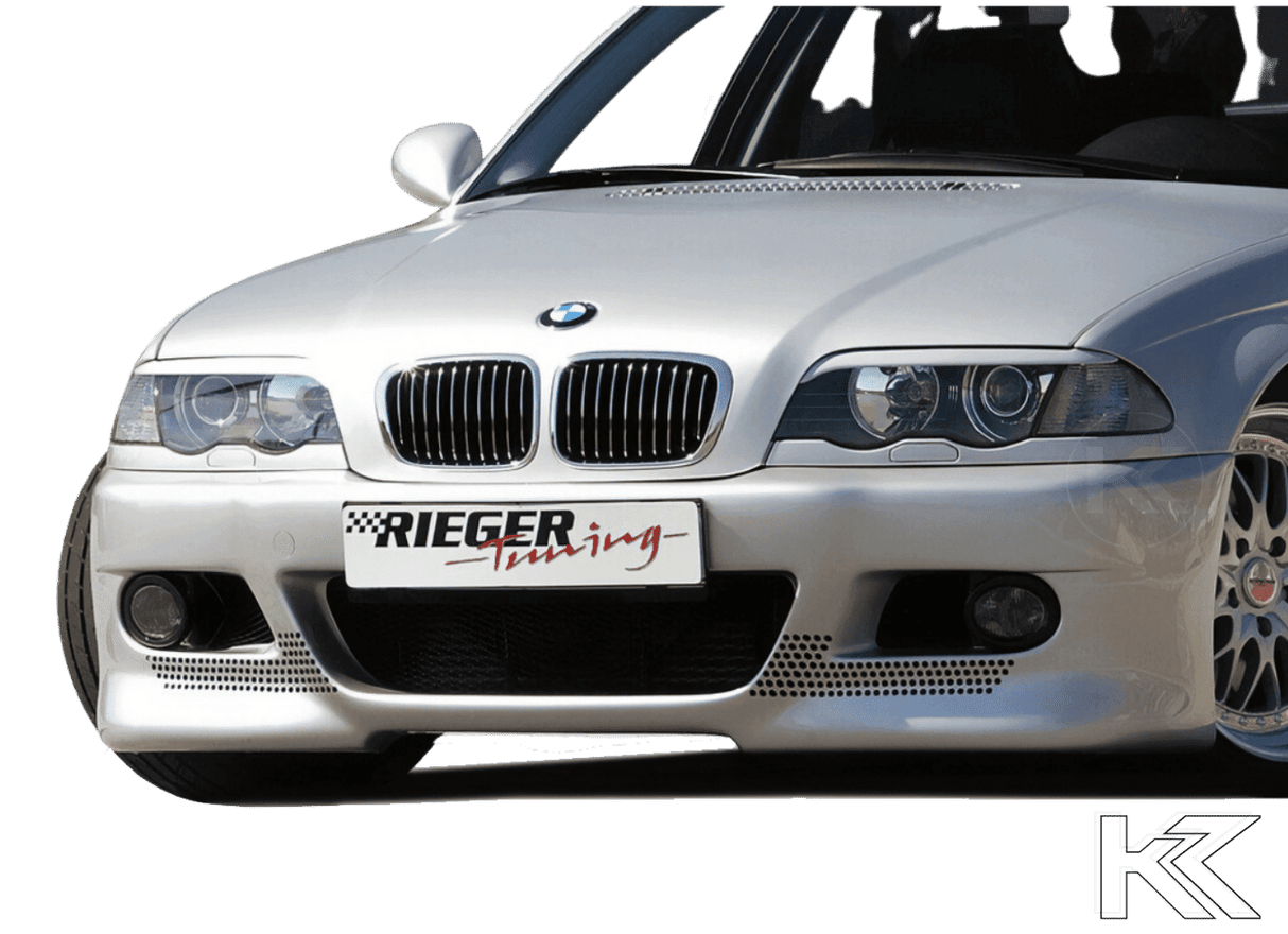 Rieger BMW E46 Pre-Facelift Sedan/Touring Front Bumper Type 1 - K2 Industries