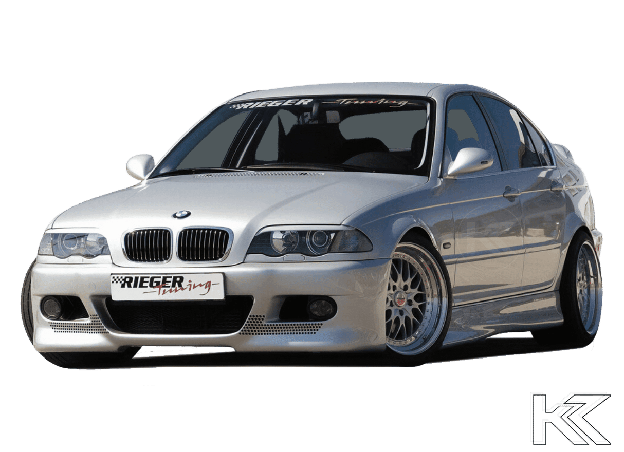 Rieger BMW E46 Pre-Facelift Sedan/Touring Front Bumper Type 1 - K2 Industries