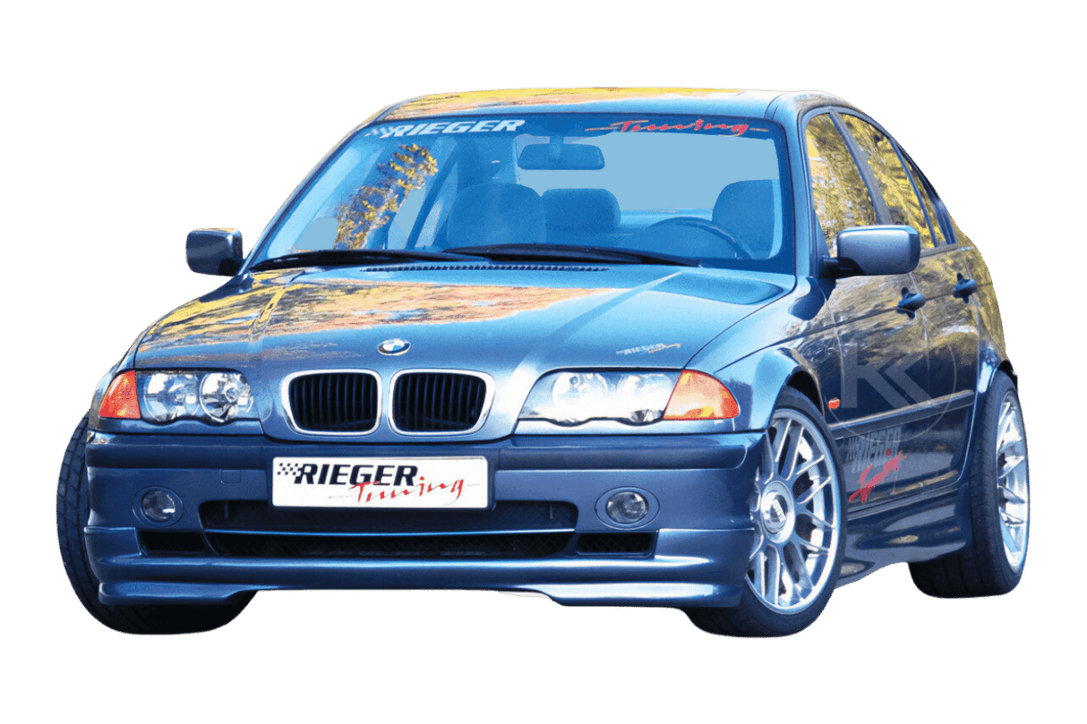 Rieger BMW E46 Sedan/Wagon Pre Facelift Front Lip V2 - K2 Industries