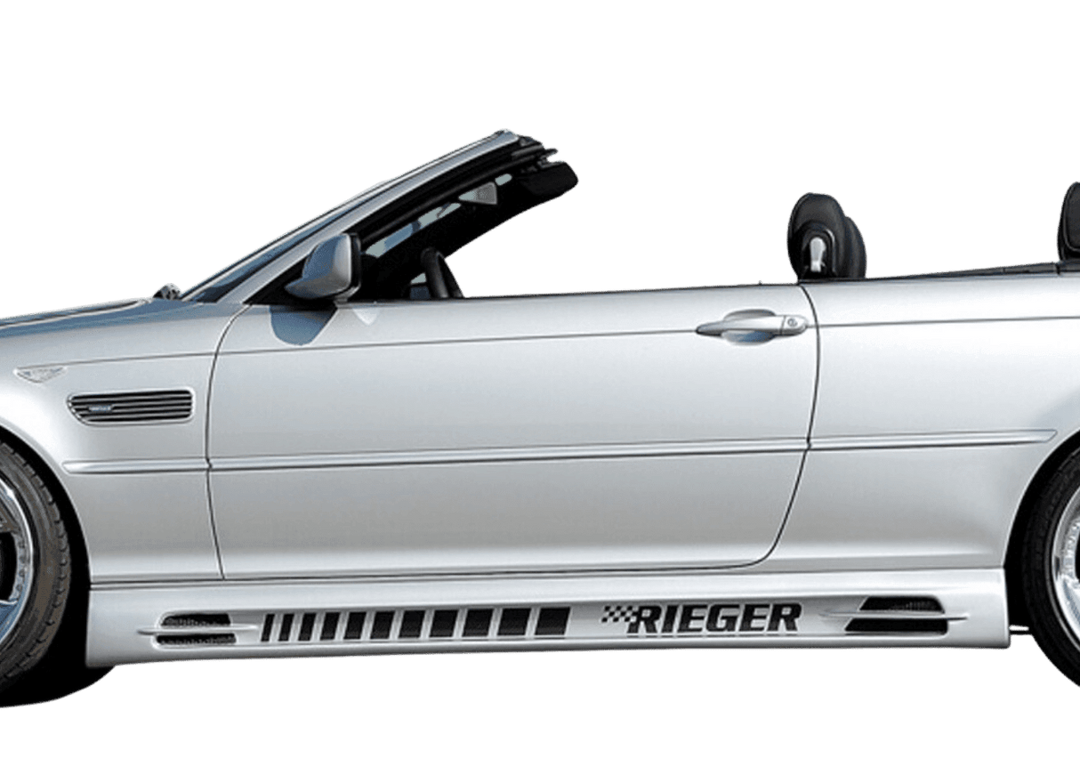 Rieger E46 Side Skirts - Vented Type 1 - K2 Industries