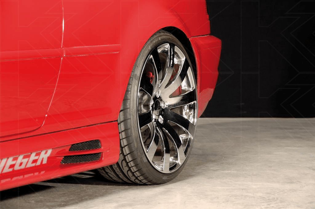 Rieger E46 Side Skirts - Vented Type 1 - K2 Industries