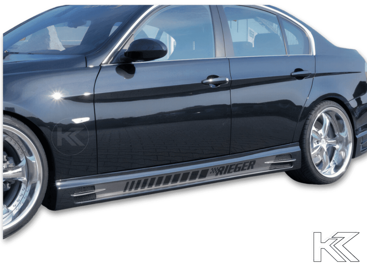 Rieger E90/91 Side Skirts - Vented Type 1 - K2 Industries