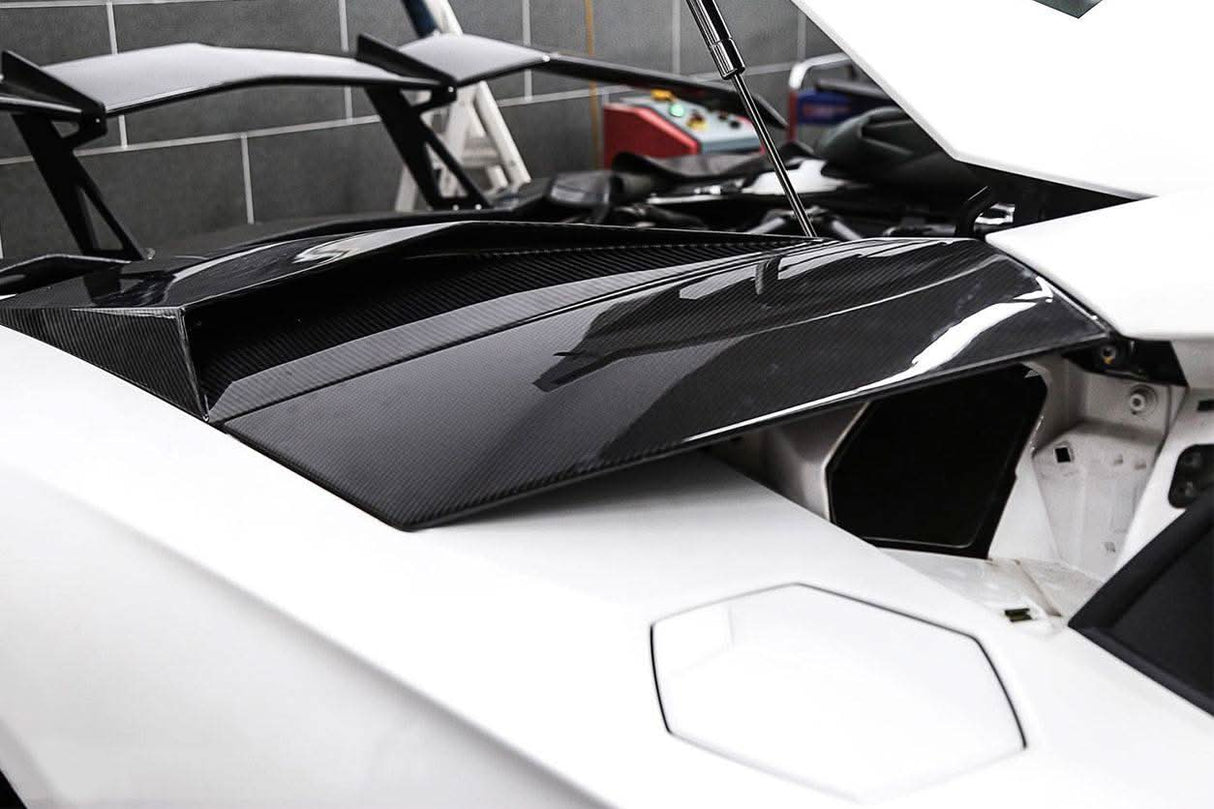 2011-2016 Lamborghini Aventador LP700 LP740 Coupe OEM Style Carbon Fiber Rear Intake Panel