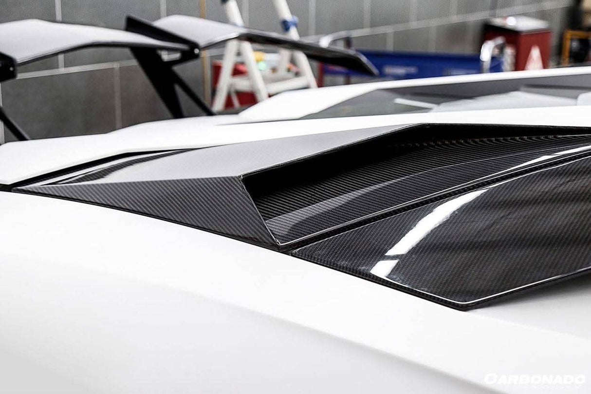2011-2016 Lamborghini Aventador LP700 LP740 Coupe OEM Style Carbon Fiber Rear Intake Panel