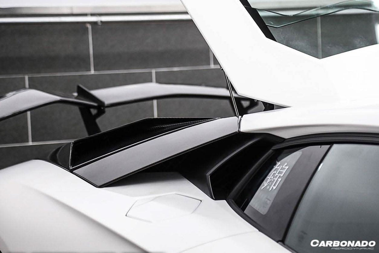 2011-2016 Lamborghini Aventador LP700 LP740 Coupe OEM Style Carbon Fiber Rear Intake Panel