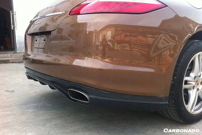 2010-2013 Porsche Panamera 970.1 GMT Style Carbon Fiber Rear Lip
