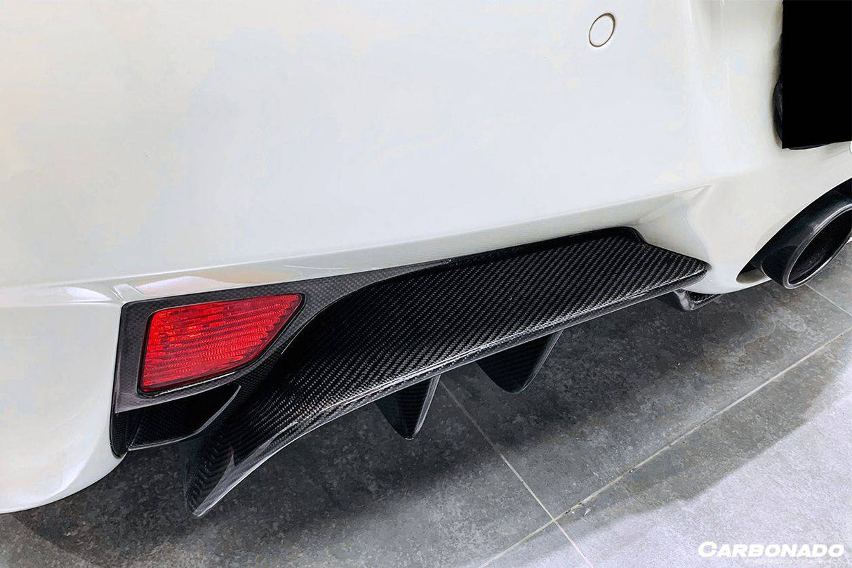2010-2015 Ferrari Carbon Fiber Brake Lights Covers Carbonado (OE) Fits: 458 Italia and Spider