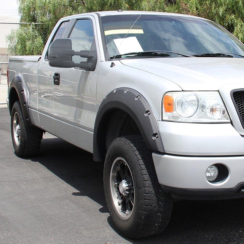 Spec-D Towing Mirrors Ford F150 (04-06) Powered / Heated / LED Turn Signal & Puddle Lights - Black or Chrome