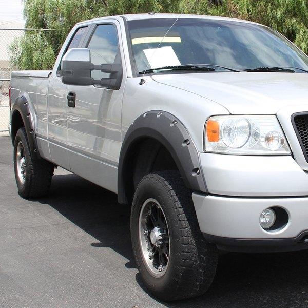 Spec-D Towing Mirrors Ford F150 (04-06) Powered / Heated / LED Turn Signal & Puddle Lights - Black or Chrome