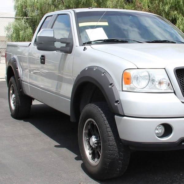 Spec-D Towing Mirrors Ford F150 (04-06) Powered / Heated / LED Turn Signal & Puddle Lights - Black or Chrome