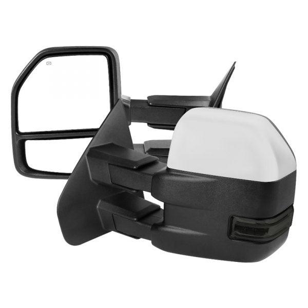 Spec-D Towing Mirrors Ford F150 (04-06) Powered / Heated / LED Turn Signal & Puddle Lights - Black or Chrome