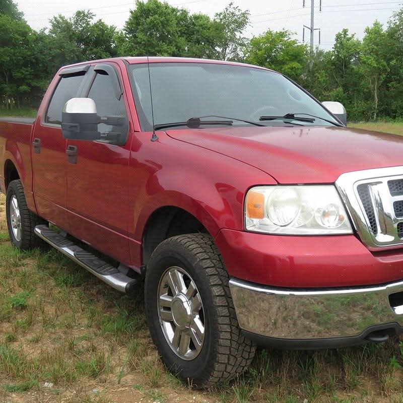 Spec-D Towing Mirrors Ford F150 (07-14) Powered/Heated/LED Turn Signal & Puddle Lights - Chrome or Black